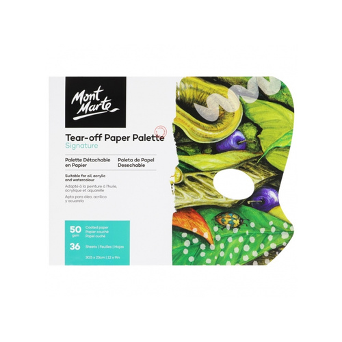 Mont Marte Signature Tear-off Paper Palette 50gsm 36 Sheet