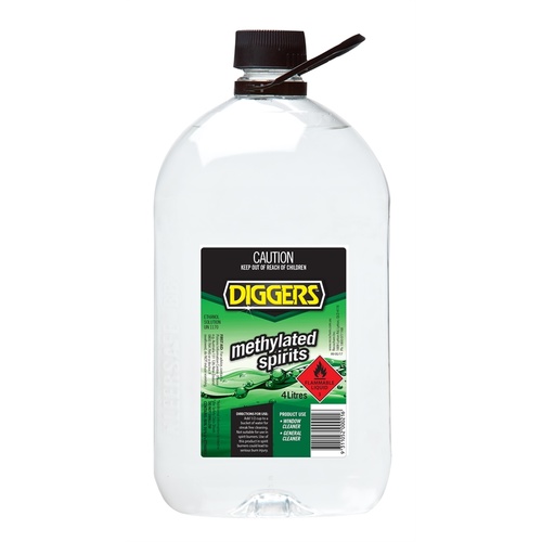 Diggers Methylated Spirits 4L
