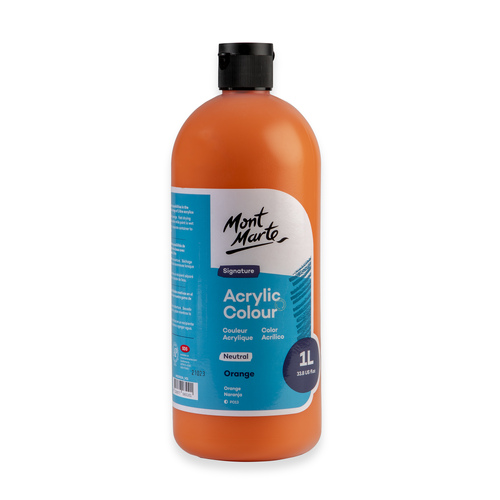 Mont Marte Acrylic Paint 1L Orange