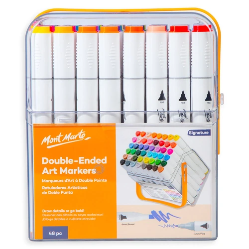Mont Marte Double-Ended Markers Set 48pc