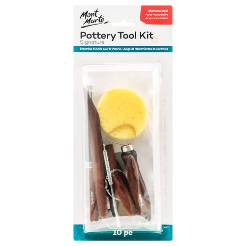 Mont Marte Pottery & Clay Tool Kit - 10 Piece