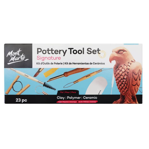Mont Marte Pottery Tool Set 23pc