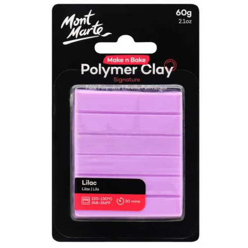 Mont Marte Make n Bake Polymer Clay 60g - Lilac