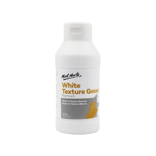 Mont Marte White Texture Gesso Premium 250ml