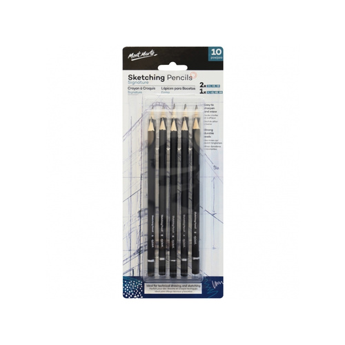 Mont Marte Signature Sketching Pencils 10pce