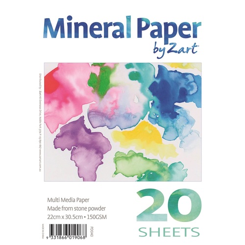 Mineral Paper Pad A4 20 Sheets 150gsm
