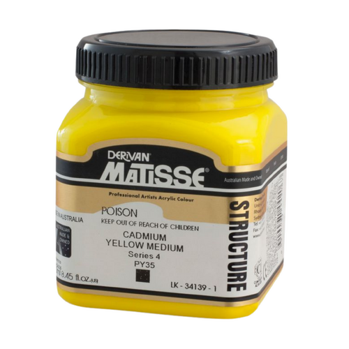 Matisse Structure 250ml Cadmium Yellow Medium S4