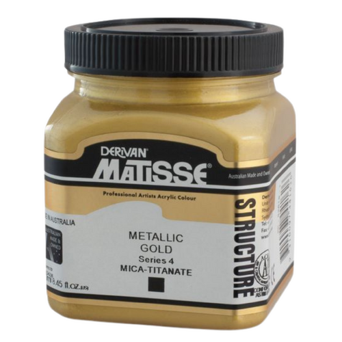 Matisse Structure 250ml Metallic Gold S4