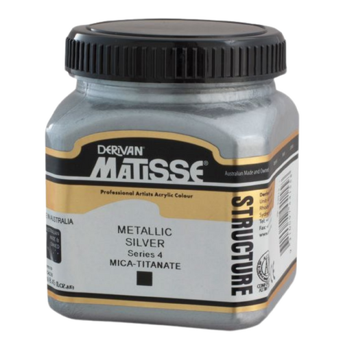 Matisse Structure 250ml Metallic Silver S4
