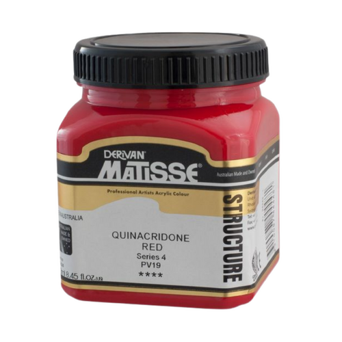 Matisse Structure 250ml Quinacridone Red S4