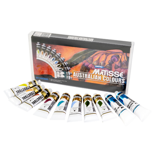 Matisse Structure Australian Colours Set 10 x 75ml