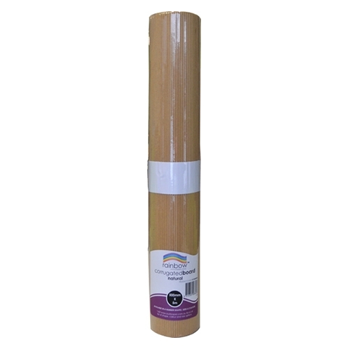 Natural Corrugated Roll 50cm x 5m (160gsm)