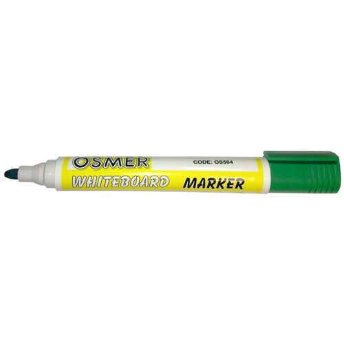 Osmer Whiteboard Marker Bullet Tip Pack of 12 Green