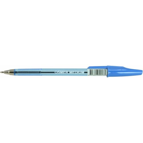 Osmer Medium Ballpoint Pens Pack of 12 Blue