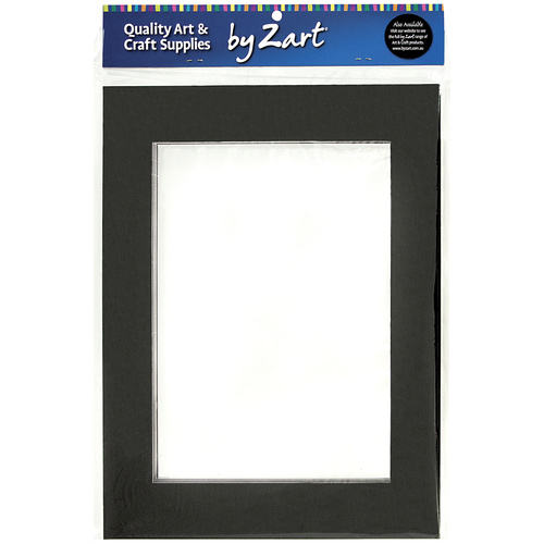 Pre-Cut Mountboard Frames Black & White A3 Double Sided Pack of 10