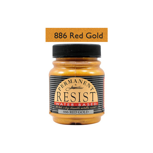Jacquard Water-Based Resist Permanent Gutta 70ml Red Gold