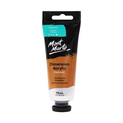 Mont Marte Dimension Acrylic Paint Turquoise 75ml