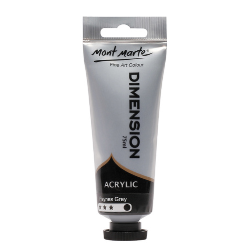 Mont Marte Dimension Acrylic Paint Paynes Grey 75ml