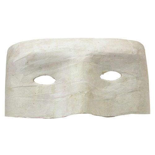 Papier Mache Half Face Mask