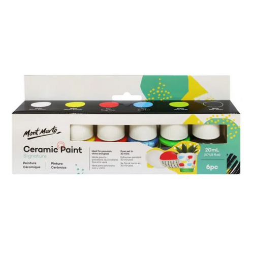 Mont Marte Ceramic Liquid Paint 6pc x 20ml