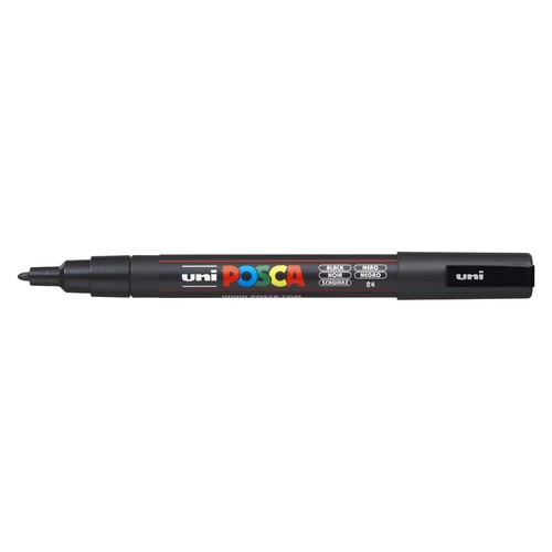 Uni Posca Markers Fine PC-3M 1.3mm Black
