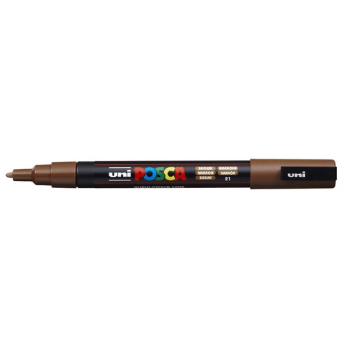 Uni Posca Markers Fine PC-3M 1.3mm Brown