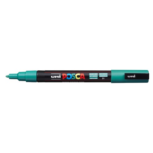 Uni Posca Markers Fine PC-3M 1.3mm Emerald Green