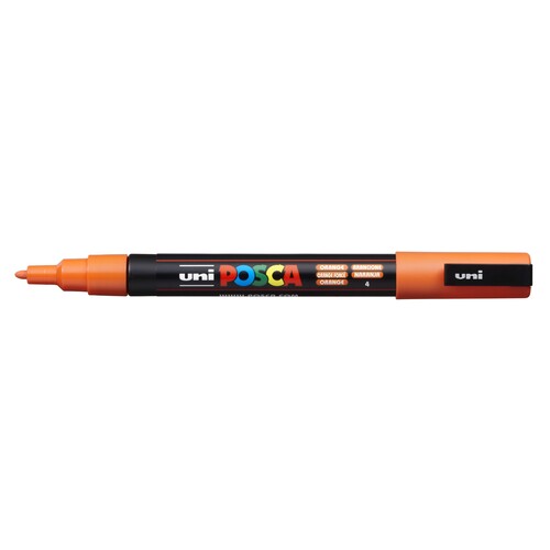 Uni Posca Markers Fine PC-3M 1.3mm Orange