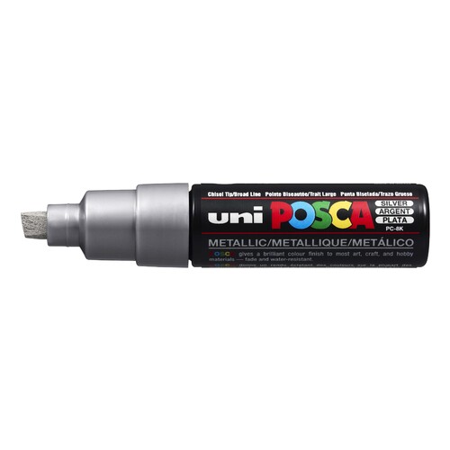 Uni Posca Markers Large PC-8K 8.0mm Silver