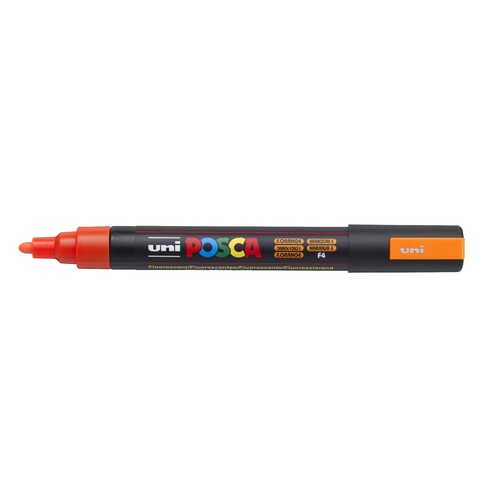 Uni Posca Markers Medium PC-5M 2.5mm Fluoro Orange