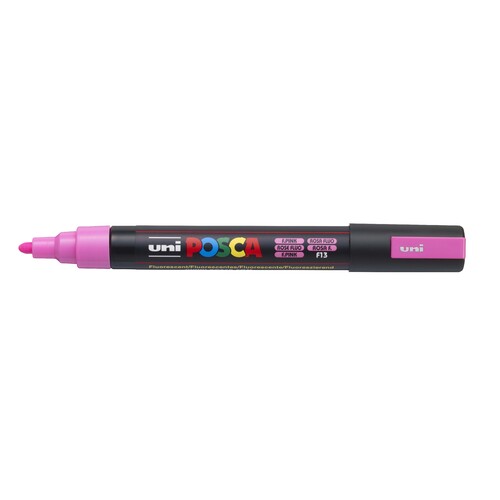 Uni Posca Markers Medium PC-5M 2.5mm Fluoro Pink