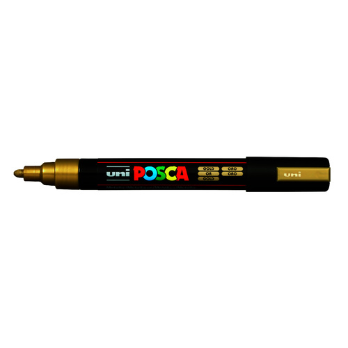 Uni Posca Markers Medium  PC-5M 2.5mm Gold