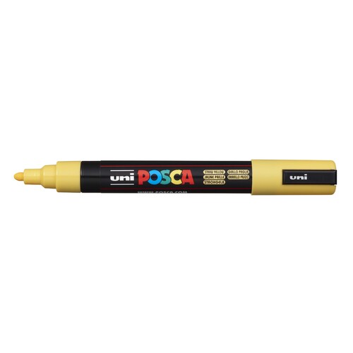 Uni Posca Markers Medium PC-5M 2.5mm Straw Yellow