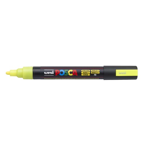 Uni Posca Markers Medium PC-5M 2.5mm Yellow