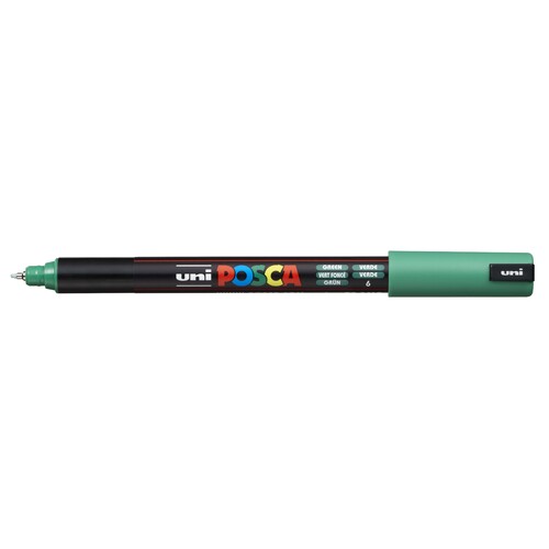 Uni Posca Markers Ultra Fine PC-1MR 0.7mm Green