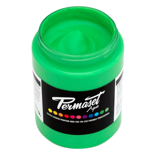 Permaset Aqua Fluorescent Fabric Ink 300ml - Glow Green