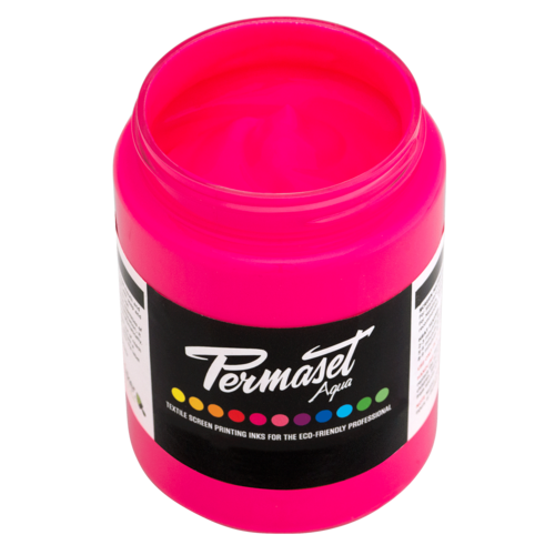 Permaset Aqua Fluorescent Fabric Ink 300ml - Glow Pink