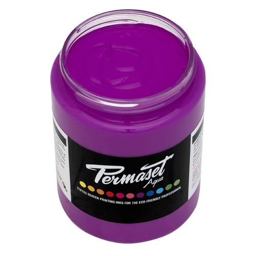 Permaset Aqua Fluorescent Fabric Ink 300ml - Glow Violet
