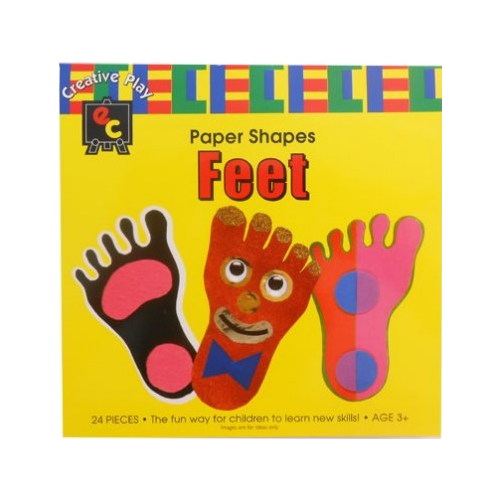 36% OFF! Paper Feet Shapes 24Pce 140mm x 130mm