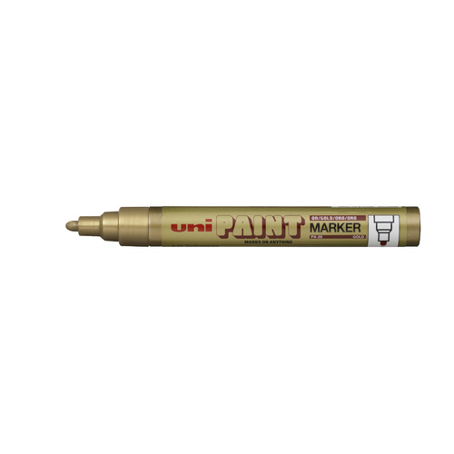 UNI PX-20 Paint Marker Thick 2.8mm Bullet Tip Gold