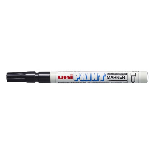 Uni PX-21 Paint Marker Medium Bullet 1.2mm Tip Black