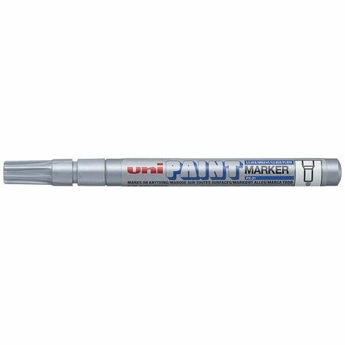 UNI PX-21 Paint Marker Medium Bullet 1.2mm Tip Silver