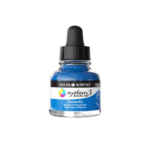 System 3 Opaque Ink 29.5ml Fluorescent Blue