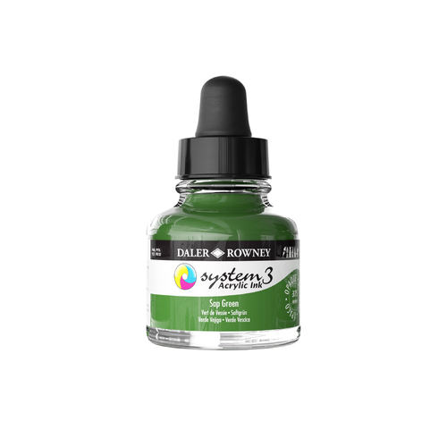 Daler-Rowney System3 Opaque Drawing Ink 29.5mL Sap Green
