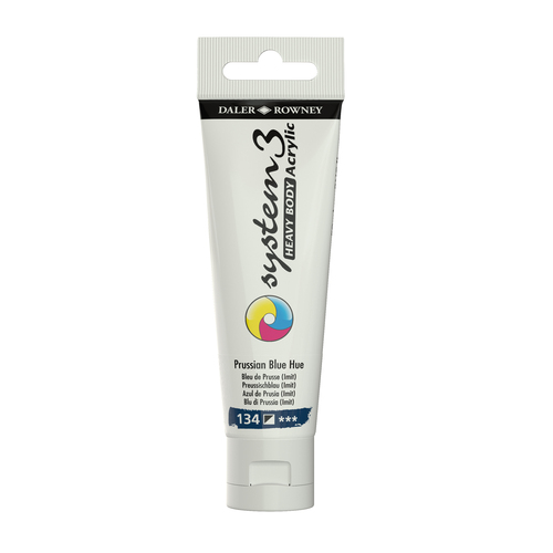 Daler-Rowney System3 Heavy Bodied Acrylic Paint 59ml Prussian Blue Hue