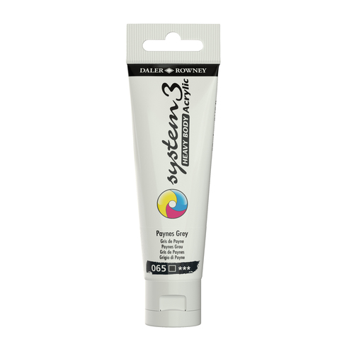 Daler-Rowney System3 Heavy Bodied Acrylic Paint 59ml Paynes Grey