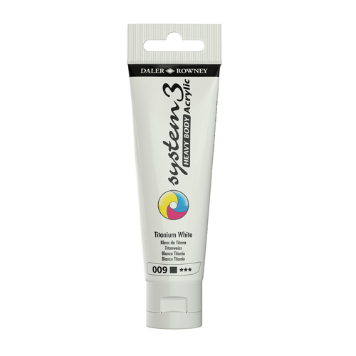 Daler-Rowney System3 Heavy Bodied Acrylic Paint 59ml Titanium White