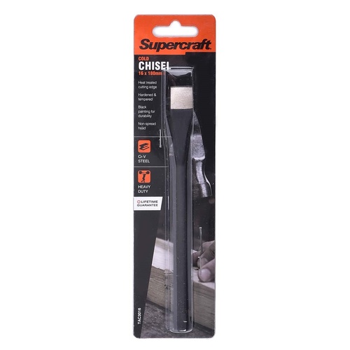 Supercraft Small Cold Chisel 16 x  180mm