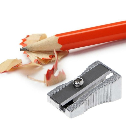 Sheffield Single Hole Metal Pencil Sharpener Pack of 24