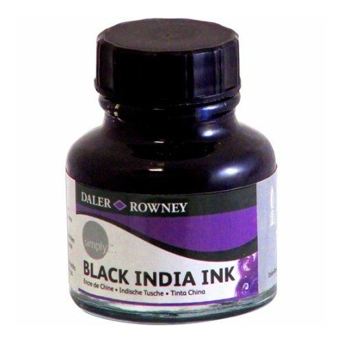 Daler-Rowney Simply Black India Ink 29.5ml